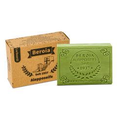 Beroia® Originale Aleppo Seife 1 x 125g traditionell & handgemacht für Haut & Haar