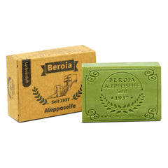 Beroia® Originale Aleppo Seife 1 x 125g traditionell & handgemacht für Haut & Haar