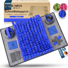 BOBBYS WELT® Schnüffelteppich [Testsieger] für Hunde & Katzen + GRATIS E-Book - Interaktives bissfestes Intelligenzspielzeug zur Förderung und Auslastung